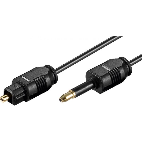 Kabel Goobay Toslink Mini - Toslink 2m czarny (51225)