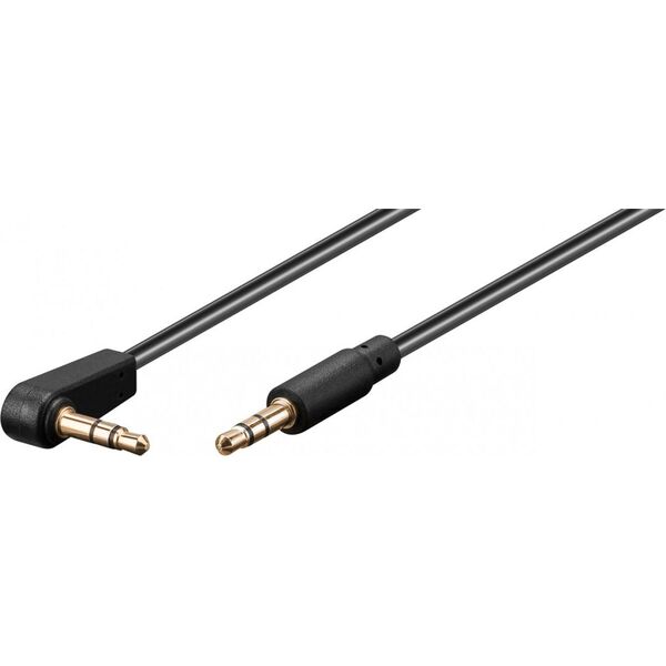 Kabel Goobay Jack 3.5mm - Jack 3.5mm 1.5m czarny (67784)