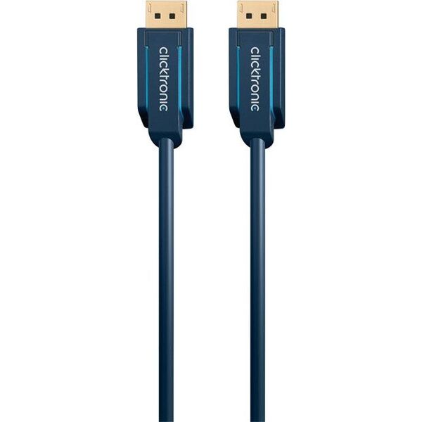 Kabel Clicktronic DisplayPort - DisplayPort 2m granatowy (JAB-6362413)
