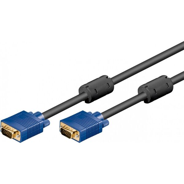 Kabel Goobay D-Sub (VGA) - D-Sub (VGA) 1.8m niebieski (93368)