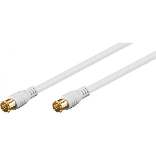 Kabel Goobay Antenowy (F) 5m biały (62747)