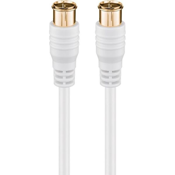 Kabel Goobay Antenowy (F) 5m biały (62747)