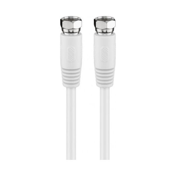 Kabel Goobay Antenowy (F) 7.5m biały (50740)