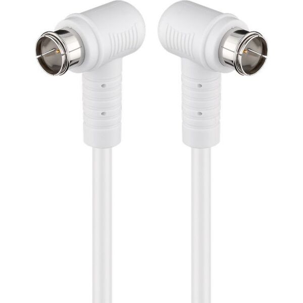Kabel Goobay Antenowy (F) 2.5m biały (67342)