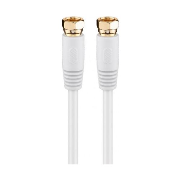 Kabel Goobay Antenowy (F) 10m biały (67289)