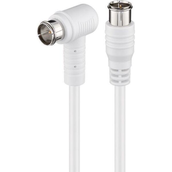 Kabel Goobay Antenowy (F) 5m biały (67350)