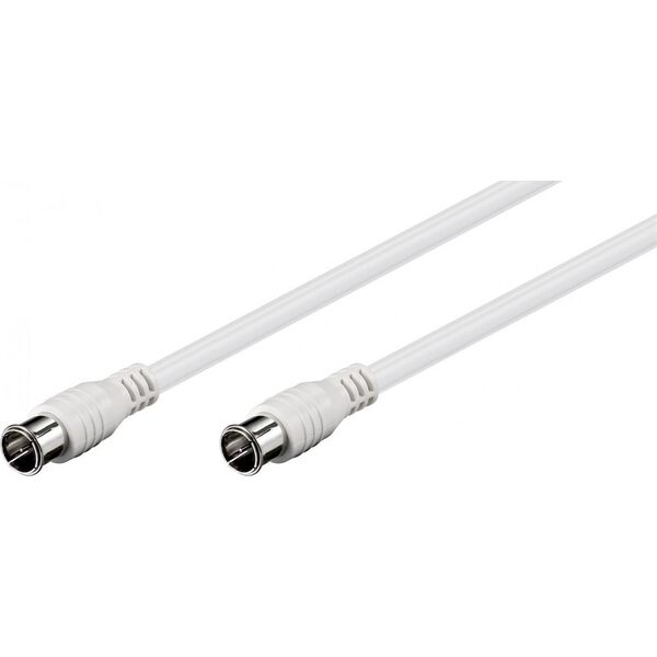Kabel Goobay Antenowy (F) 2.5m biały (JAB-854904)
