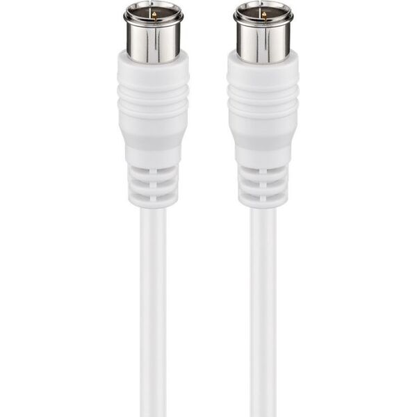 Kabel Goobay Antenowy (F) 2.5m biały (JAB-854904)