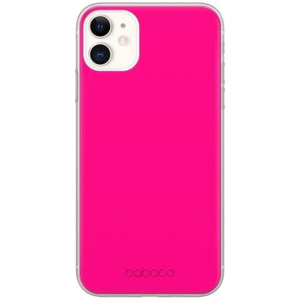 Babaco ETUI NADRUK BABACO CLASSIC 008 IPHONE 12 PRO MAX RÓŻOWY PUDEŁKO