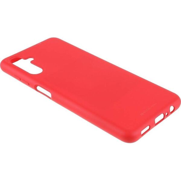 Mercury Goospery Etui SAMSUNG GALAXY A13 5G Matowy Silikon Mercury Soft Jelly czerwone