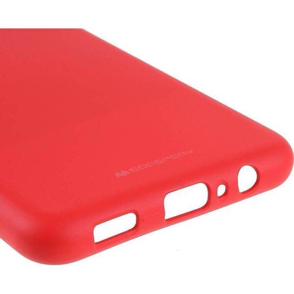 Mercury Goospery Etui SAMSUNG GALAXY A13 5G Matowy Silikon Mercury Soft Jelly czerwone