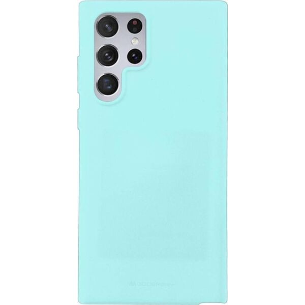 Mercury Goospery Etui SAMSUNG GALAXY S22 ULTRA Matowy Silikon Mercury Soft Jelly miętowe