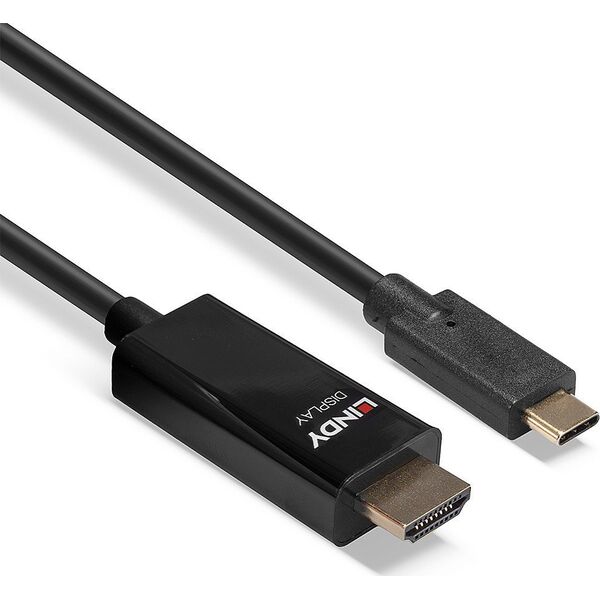Kabel USB Lindy USB-C - HDMI 5 m Czarny (43315)