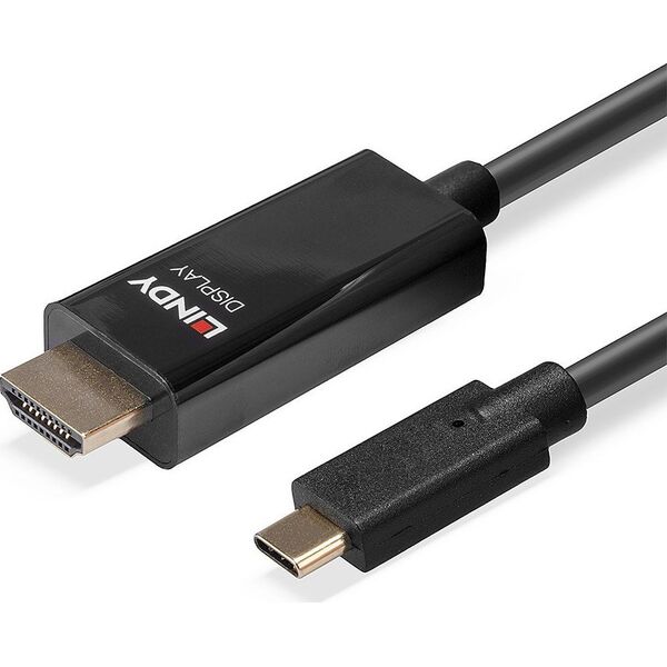 Kabel USB Lindy USB-C - HDMI 10 m Czarny (43317)