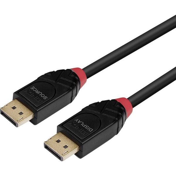 Kabel Lindy DisplayPort - DisplayPort 5.1m czarny (41167)