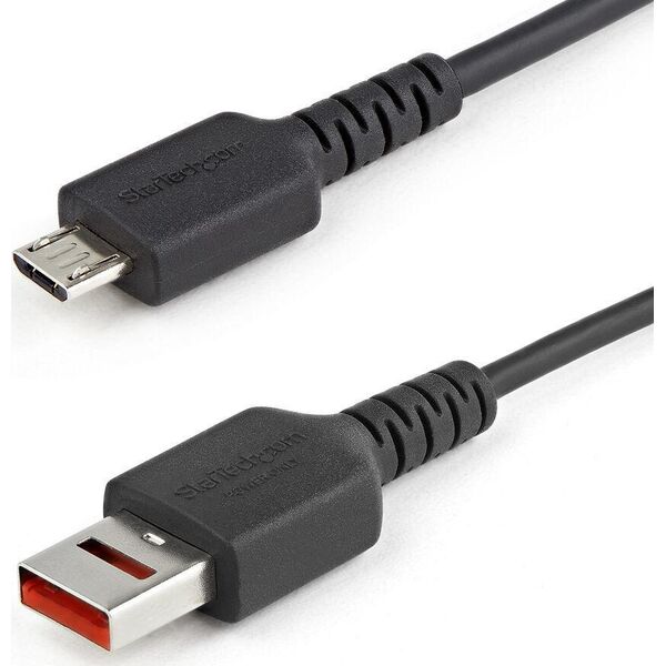 Kabel USB StarTech USB-A - microUSB 1 m Czarny (USBSCHAU1M)