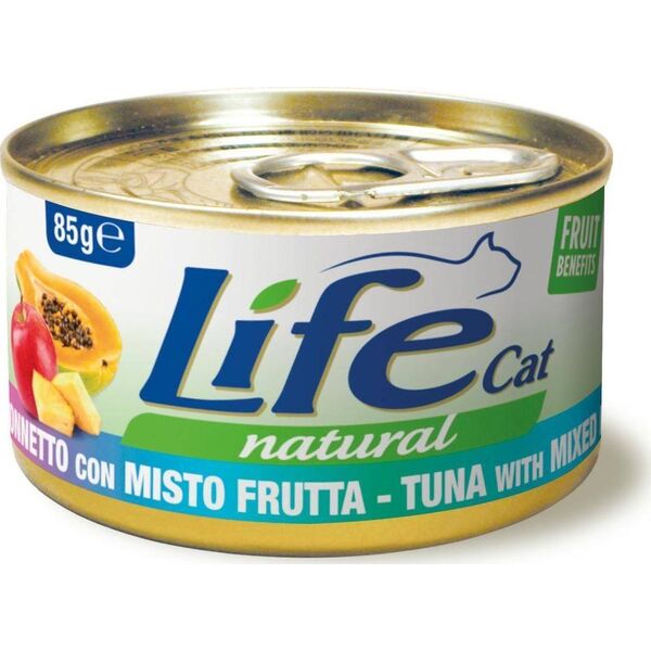 Life Pet Care LIFE CAT pusz.85g TUNA + MIXED FRUIT /24