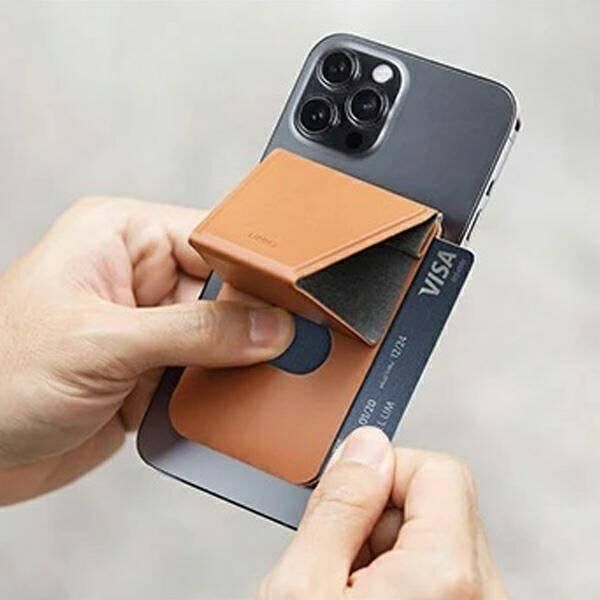 Uniq UNIQ Lyft magnetyczny stojak na telefon snap-on stand and card holder różowy/pink