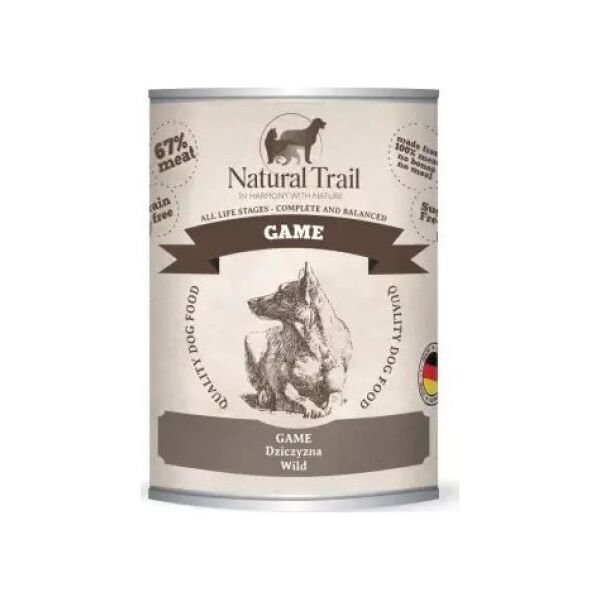 Natural Trail NATURAL TRAIL PIES pusz.800g GAME /6