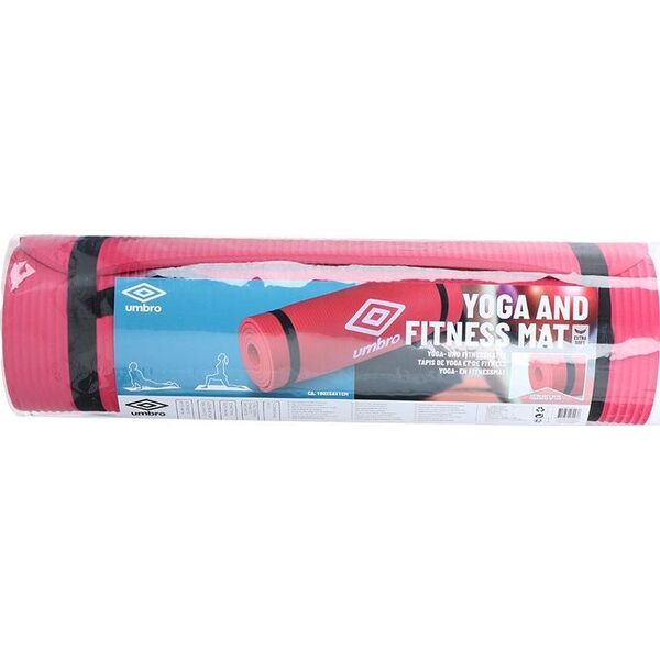 Zizo Umbro - Mata do fitness, yoga z taśmą transportową (czerwony)