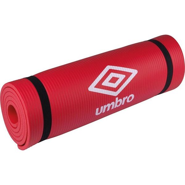 Zizo Umbro - Mata do fitness, yoga z taśmą transportową (czerwony)