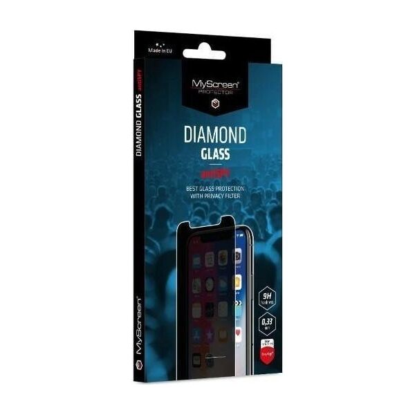 MyScreen Protector Apple iPhone 13 Pro Max 6.7" - Szkło hartowane z filtrem prywatności MyScreen DIAMOND GLASS AntiSPY