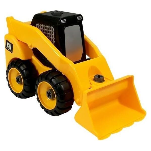 LeanToys Zestaw autek Dźwig Wywrotka Koparka do Rozkręcania