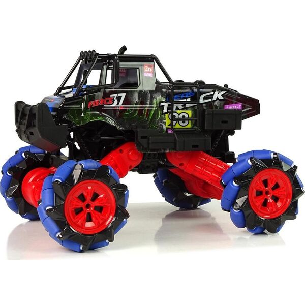 LeanToys Auto Terenowe Drift Zdalnie Sterowane 1:16 Niebieskie 2.4G Obrót 360 Stopni