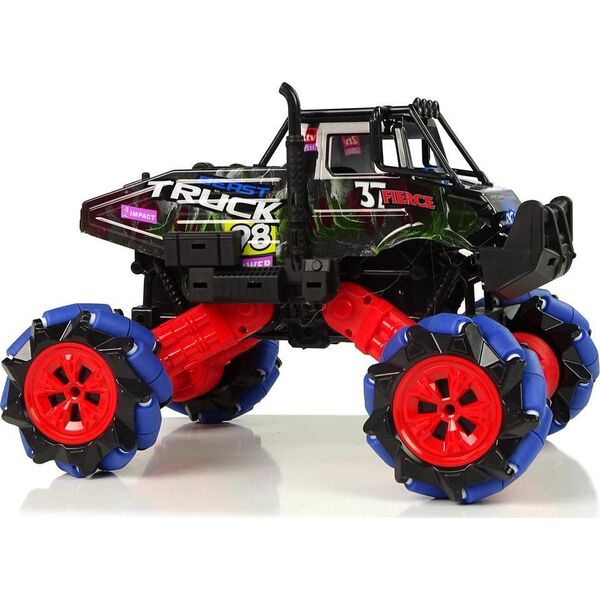 LeanToys Auto Terenowe Drift Zdalnie Sterowane 1:16 Niebieskie 2.4G Obrót 360 Stopni