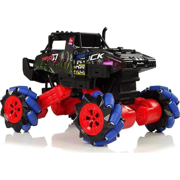 LeanToys Auto Terenowe Drift Zdalnie Sterowane 1:16 Niebieskie 2.4G Obrót 360 Stopni