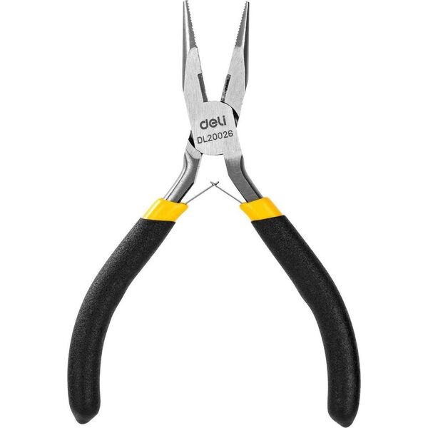 Deli Szczypce uniwersalne wydłużone Deli Tools EDL20026, 5" (żółte)