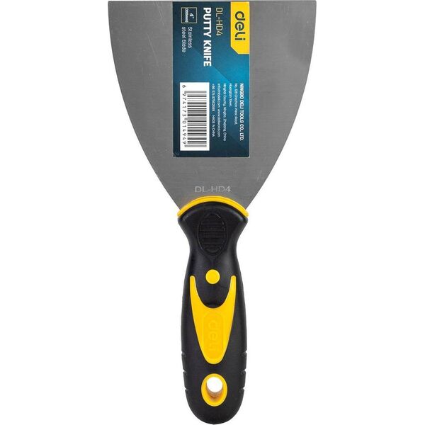 Deli Szpachelka Deli Tools EDL-HD4, 4'' (zółta)