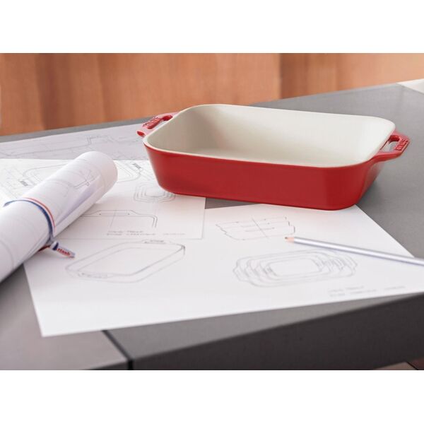 STAUB Prostokątny półmisek ceramiczny Staub