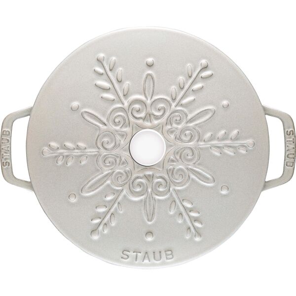 STAUB Garnek żeliwny okrągły snowflake Staub