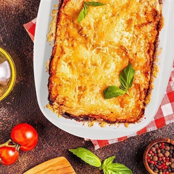 Orion Naczynie porcelanowe żaroodporna forma brytfanna do zapiekania zapiekanek lasagne 24x17 cm 1 l