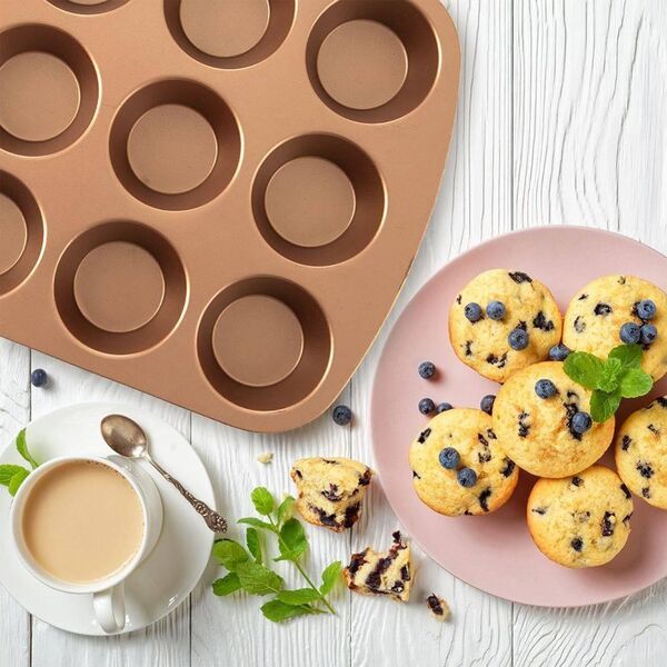 Orion Forma foremka do pieczenia 12 muffinekna muffinki babeczki blacha duża MARISSA