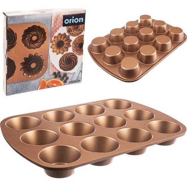 Orion Forma foremka do pieczenia 12 muffinekna muffinki babeczki blacha duża MARISSA