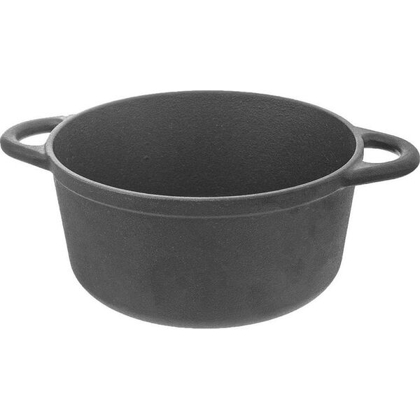 Orion Garnek żeliwny z pokrywką kociołek odlewany ciężki brytfanna 23 cm 4 l