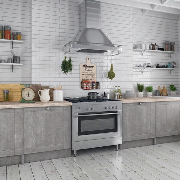 Vilde Kuchenna półka metalowa loft ścienna koszyk kosz czarna