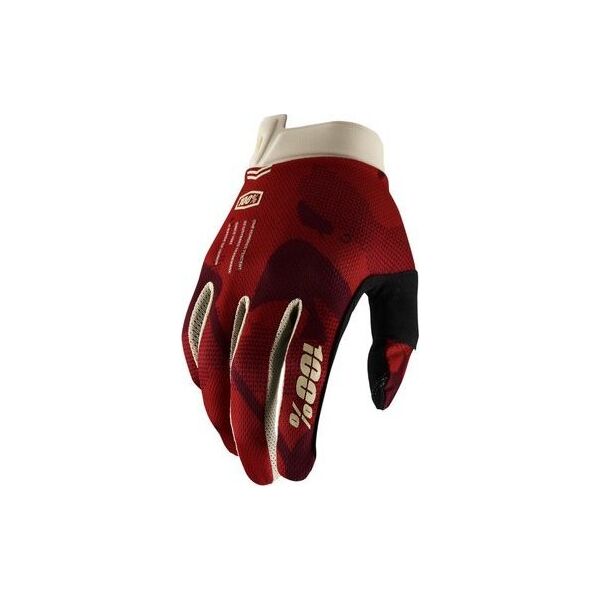 100% Rękawiczki 100% ITRACK Glove sentinel black roz. XL (długość dłoni 200-209 mm) (DWZ)