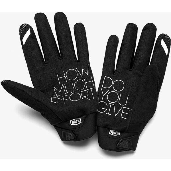 100% Rękawiczki 100% BRISKER Glove red roz. XL (długość dłoni 200-209 mm) (NEW)