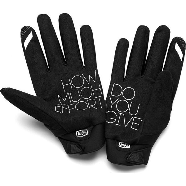 100% Rękawiczki 100% BRISKER Women's Glove black grey roz. XL (długość dłoni 187-193 mm) (NEW)