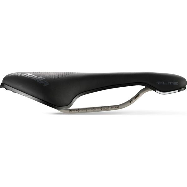 Selle Italia Siodło SELLE ITALIA FLITE BOOST ENDURANCE SUPERFLOW S (id match - S3) TI 316 Tube 7, fibra-tek, czarne (NEW)