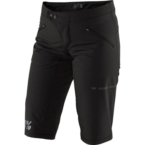 100% Szorty damskie 100% RIDECAMP Womens Shorts black roz. L (NEW 2021)