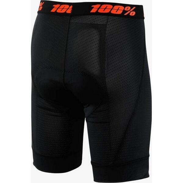 100% Bokserki juniorskie z wkładką 100% CRUX LINER black roz.24 (EUR 38) (NEW 2021)