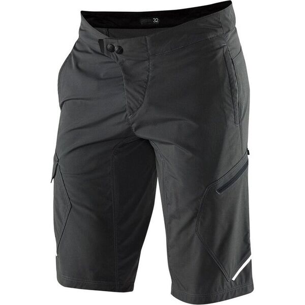 100% Szorty męskie 100% RIDECAMP Shorts charcoal roz.28 (42 EUR) (NEW 2021)