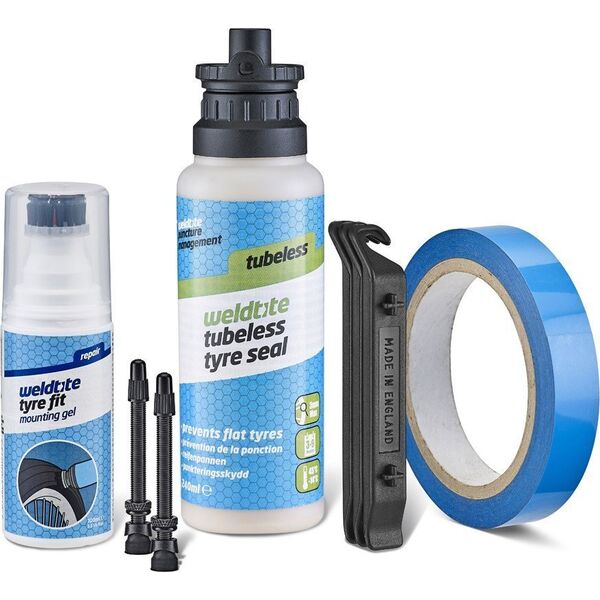 Weldtite Zestaw WELDTITE COMPLETE TUBELESS CONVERSION SYSTEM (ROAD) (NEW)