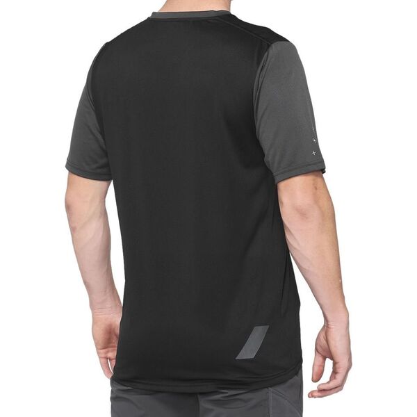 100% Koszulka męska 100% RIDECAMP Jersey krótki rękaw light slate navy roz. S (NEW 2021)