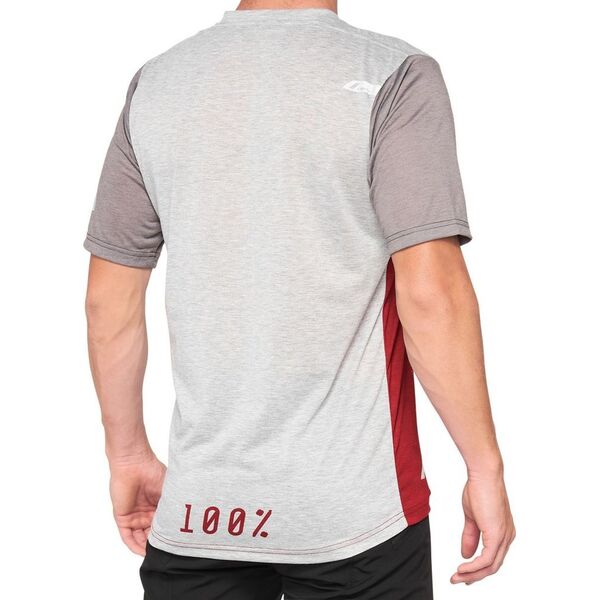 100% Koszulka męska 100% AIRMATIC Jersey krótki rękaw black charcoal roz. M (NEW 2021)