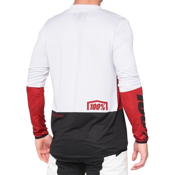 100% Koszulka męska 100% R-CORE X Jersey długi rękaw vapor black roz. S (NEW 2021)